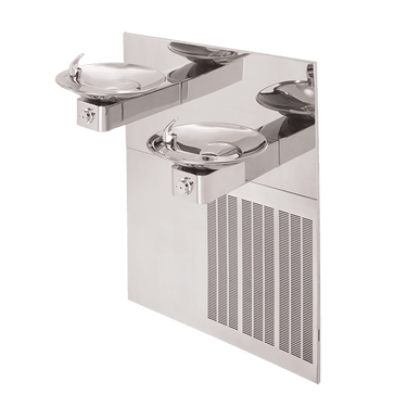 Barrier-Free Chilled Dual Wall-Mount Fountain